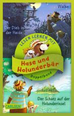Cover-Bild Doppelband zum Lesenlernen - Hase und Holunderbär: Der Schatz auf der Holunderinsel / Der Dieb in der Heide