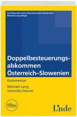 Cover-Bild Doppelbesteuerungsabkommen Österreich-Slowenien