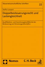 Cover-Bild Doppelbesteuerungsrecht und Lastengleichheit