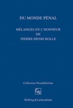 Cover-Bild Du monde pénal