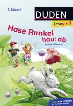Cover-Bild Duden Leseprofi – Hase Runkel haut ab, 1. Klasse