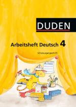 Cover-Bild Duden Sprachbuch - Östliche Bundesländer und Berlin / 4. Schuljahr - Arbeitsheft Schulausgangsschrift