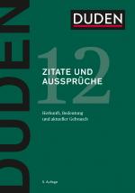 Cover-Bild Duden – Zitate und Aussprüche