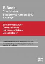 Cover-Bild E-Book Checklisten Steuererklärungen 2013