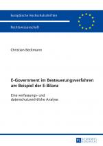 Cover-Bild E-Government im Besteuerungsverfahren am Beispiel der E-Bilanz