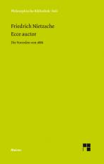 Cover-Bild Ecce auctor