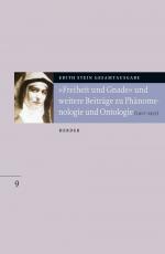 Cover-Bild Edith Stein Gesamtausgabe / "Freiheit und Gnade" und weitere Beiträge zu Phänomenologie und Ontologie