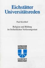 Cover-Bild Eichstätter Universitätsreden Band 112 - Paul Kirchhof