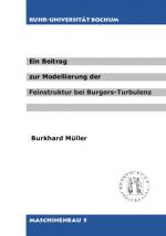 Cover-Bild Ein Beitrag zur Modellierung der Feinstruktur bei Burgers-Turbulenz