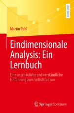 Cover-Bild Eindimensionale Analysis: Ein Lernbuch