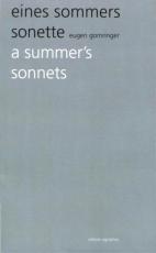 Cover-Bild eines sommers sonette /a summer's sonnets