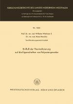 Cover-Bild Einfluß der Thermofizierung auf die Eigenschaften von Polyestergewebe