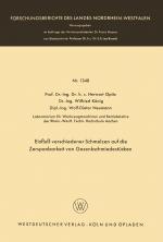 Cover-Bild Einfluß verschiedener Schmelzen auf die Zerspanbarkeit von Gesenkschmiedestücken