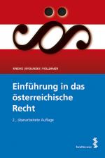 Cover-Bild Einführung in das österreichische Recht