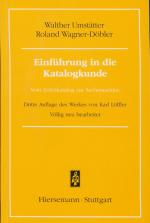 Cover-Bild Einführung in die Katalogkunde