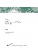 Cover-Bild Einführung in die Physik, Kinematik