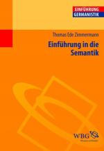 Cover-Bild Einführung in die Semantik