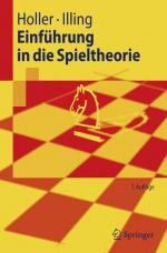 Cover-Bild Einführung in die Spieltheorie