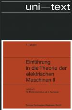 Cover-Bild Einführung in die Theorie der elektrischen Maschinen II