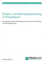 Cover-Bild Einsatz- und Mehrsatzkrafttraining im Freizeitsport
