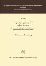 Cover-Bild Elektroerosive Bearbeitung