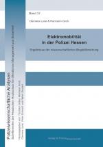 Cover-Bild Elektromobilität in der Polizei Hessen