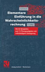 Cover-Bild Elementare Einführung in die Wahrscheinlichkeitsrechnung