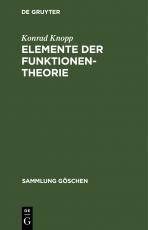 Cover-Bild Elemente der Funktionentheorie