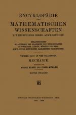 Cover-Bild Encyklopädie der Mathematischen Wissenschaften mit Einschluss ihrer Anwendungen