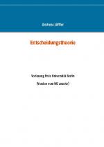 Cover-Bild Entscheidungstheorie