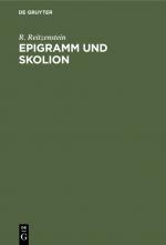 Cover-Bild Epigramm und Skolion