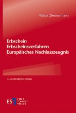 Cover-Bild Erbschein – Erbscheinsverfahren – Europäisches Nachlasszeugnis