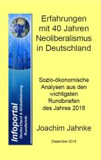 Cover-Bild Erfahrungen mit 40 Jahren Neoliberalismus in Deutschland