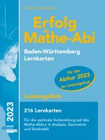 Cover-Bild Erfolg im Mathe-Abi 2023, 216 Lernkarten Leistungsfach Allgemeinbildendes Gymnasium Baden-Württemberg