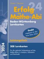 Cover-Bild Erfolg im Mathe-Abi 2024, 208 Lernkarten Leistungsfach Allgemeinbildendes Gymnasium Baden-Württemberg