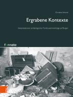 Cover-Bild Ergrabene Kontexte