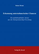 Cover-Bild Erkennung unternehmerischer Chancen