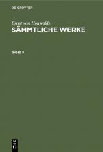 Cover-Bild Ernst von Houwalds: Sämmtliche Werke / Ernst von Houwalds: Sämmtliche Werke. Band 3