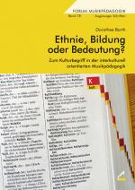 Cover-Bild Ethnie, Bildung oder Bedeutung?
