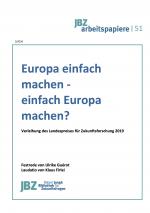 Cover-Bild Europa einfach machen - einfach Europa machen?