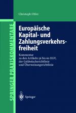 Cover-Bild Europäische Kapital- und Zahlungsverkehrsfreiheit