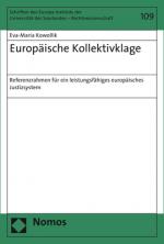 Cover-Bild Europäische Kollektivklage