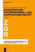 Cover-Bild Europäisches Unternehmens- und Kapitalmarktrecht