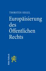 Cover-Bild Europäisierung des Öffentlichen Rechts
