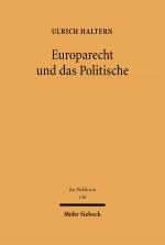 Cover-Bild Europarecht und das Politische