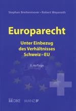 Cover-Bild Europarecht