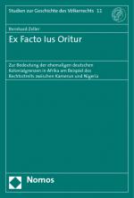 Cover-Bild Ex Facto Ius Oritur