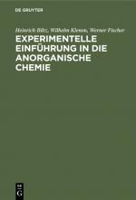 Cover-Bild Experimentelle Einführung in die anorganische Chemie
