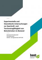 Cover-Bild Experimentelle und theoretische Untersuchungen zur Querkraft- und Torsionstragfähigkeit von Betonbrücken im Bestand
