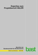 Cover-Bild Expertise zum Projektbericht VALOR